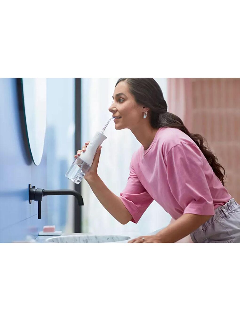 Sonicare HX3806/31 Cordless Power Flosser 3000 Sonic Şarjlı Diş Arası Temizleyicisi-7
