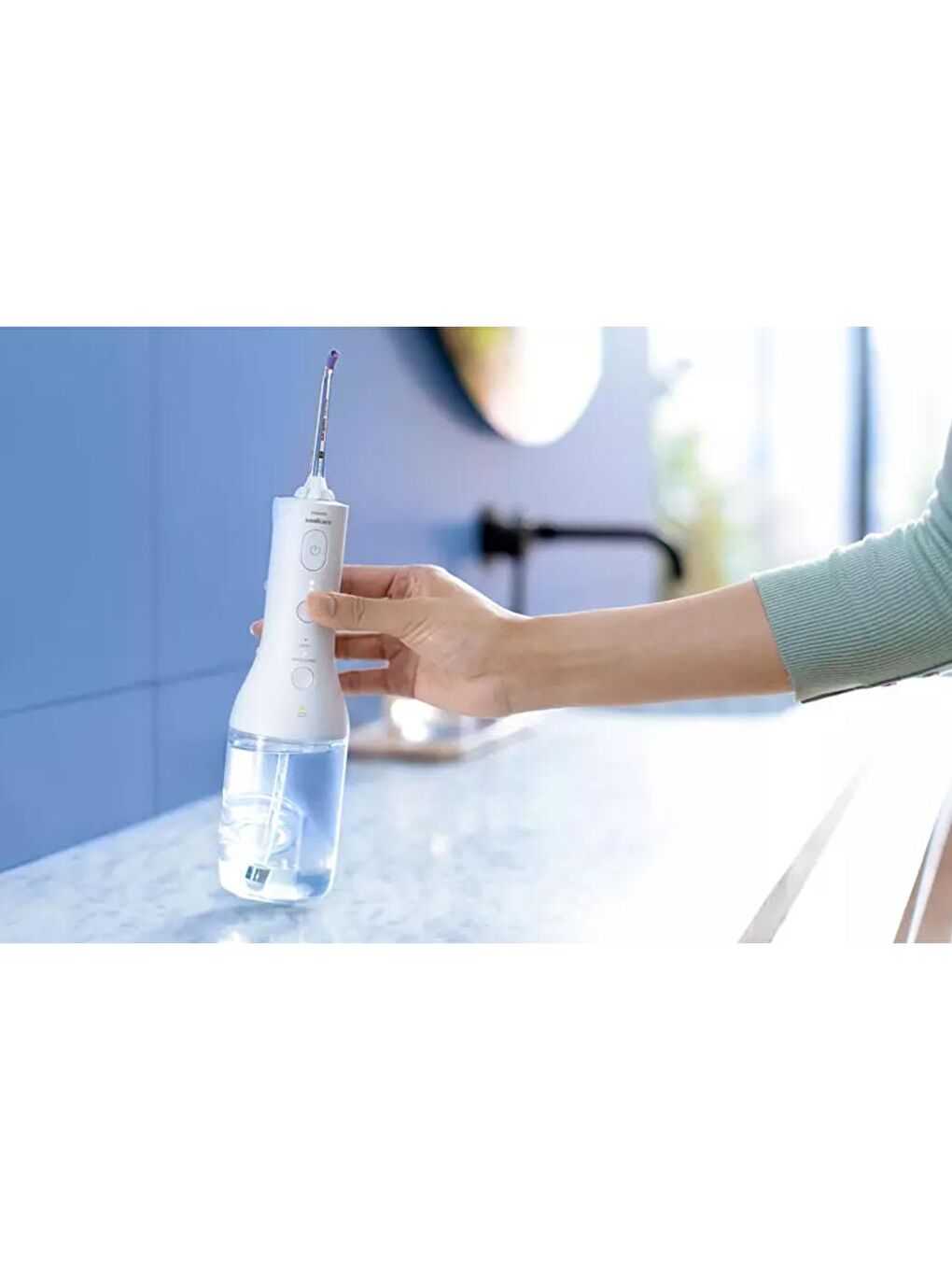 Sonicare HX3806/31 Cordless Power Flosser 3000 Sonic Şarjlı Diş Arası Temizleyicisi-8