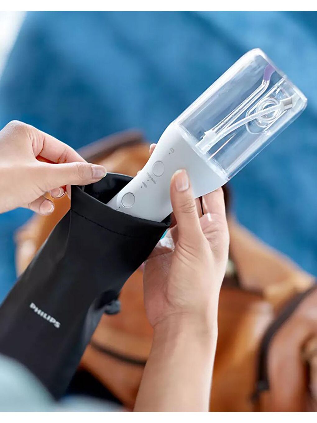 Sonicare HX3806/31 Cordless Power Flosser 3000 Sonic Şarjlı Diş Arası Temizleyicisi-10