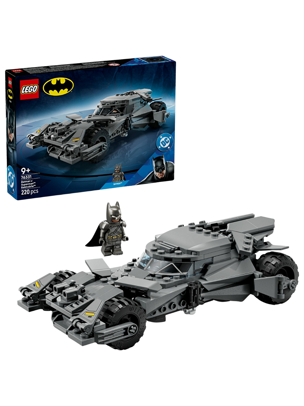 DC Batman Batman ve Superman Batmobile 76331-2
