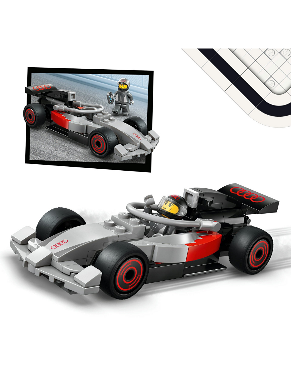 City Audi F1 Yarış Arabalı F1 Sergileme Kamyonu 60493-4