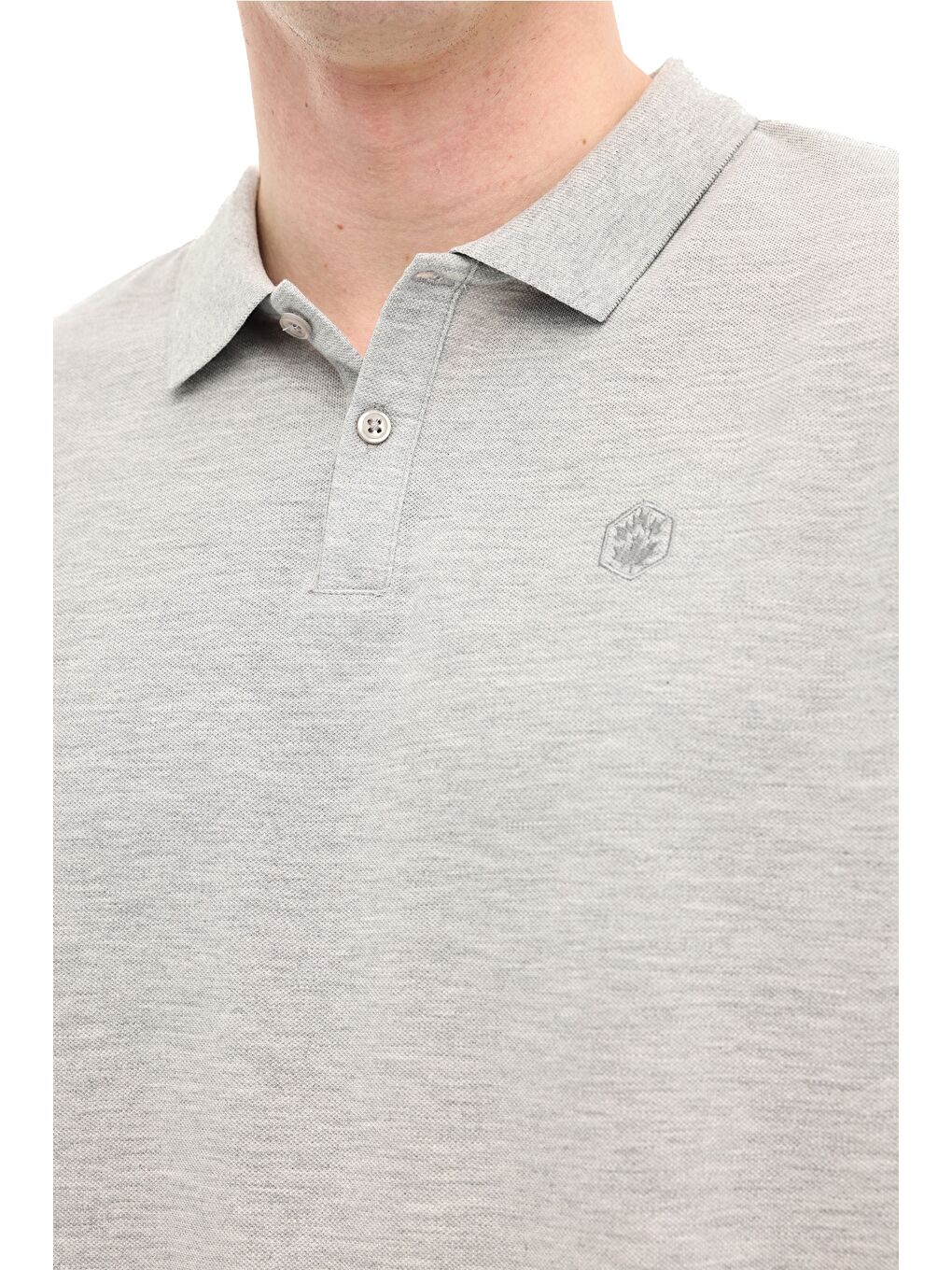 MB CT953 POLO T-SH 6FX Gri Erkek Kısa Kol T-Shirt-3