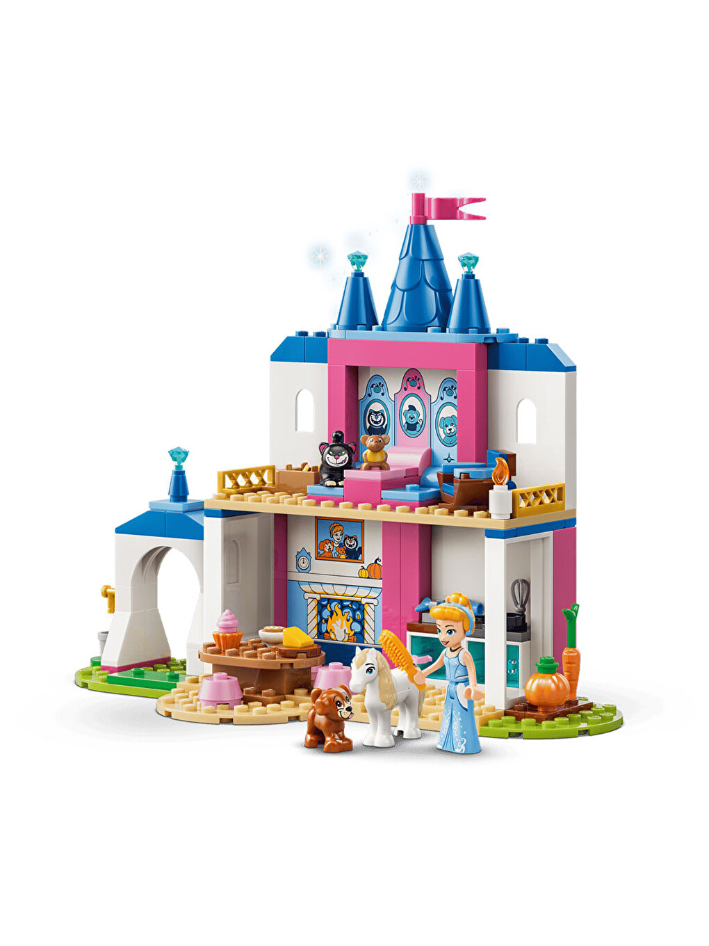 Disney Princess Sindirella Hayvan Dosları Şatosu 43283-2