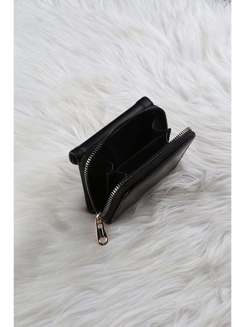 Siyah Baskılı Cüzdan/Para Çantası-2