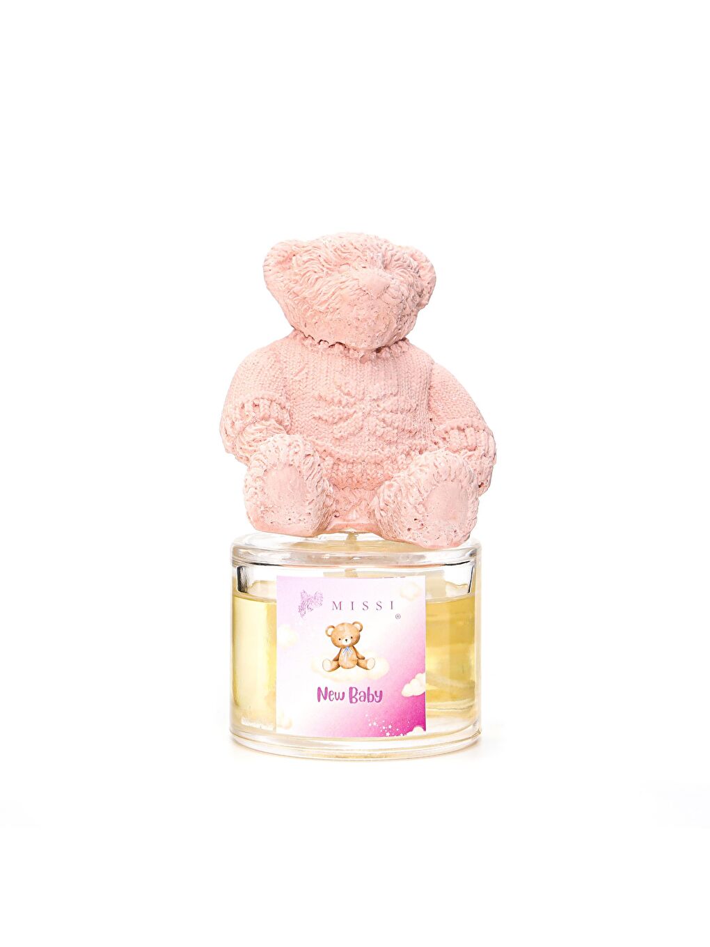 Missi Pembe 100 ml Pembe Ayıcık Seramik Taşlı New Baby Oda Kokusu