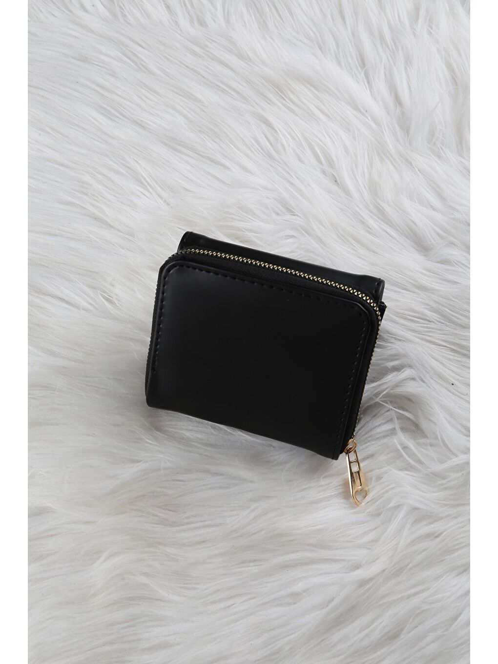 Siyah Baskılı Cüzdan/Para Çantası-3