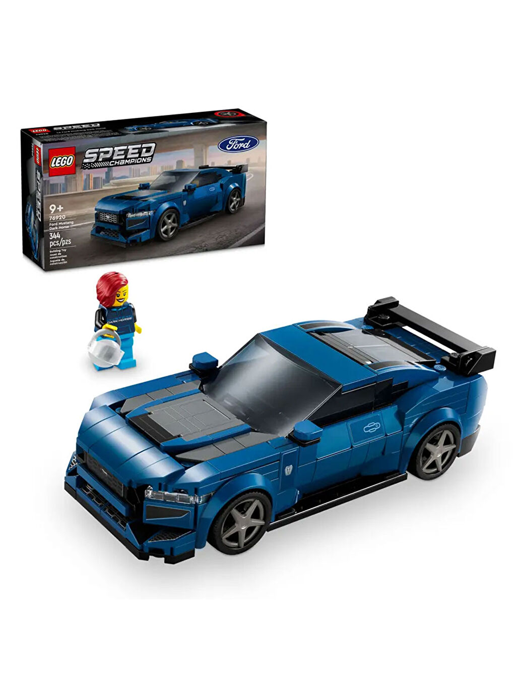 Lego Renksiz Speed Champions Ford Mustang Dark Horse Spor Araba 76920