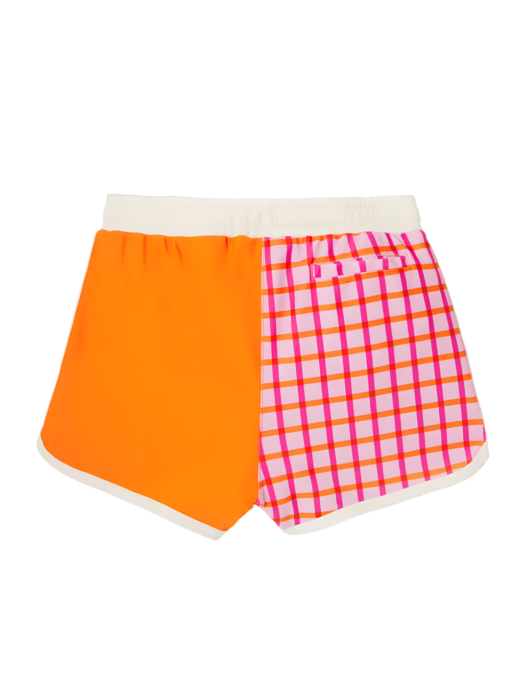 Kırmızı UV Korumalı Yüzme Şortu Tartan Red-1