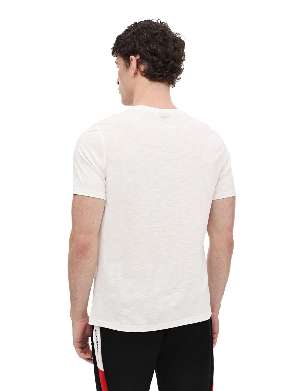 Bej ML SLATE 11ITL1209 6FX Ekru Erkek Kısa Kol T-Shirt-1