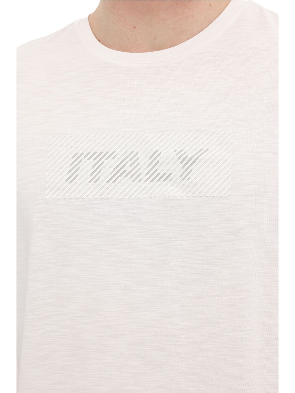 Bej ML SLATE 11ITL1209 6FX Ekru Erkek Kısa Kol T-Shirt-3