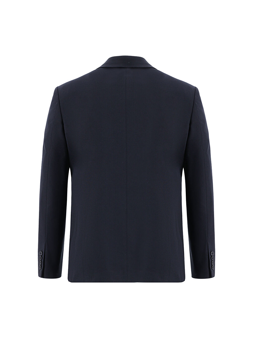 Lacivert 7 Drop Slim Fit Dar Kesim Yünlü Takım Elbise-2