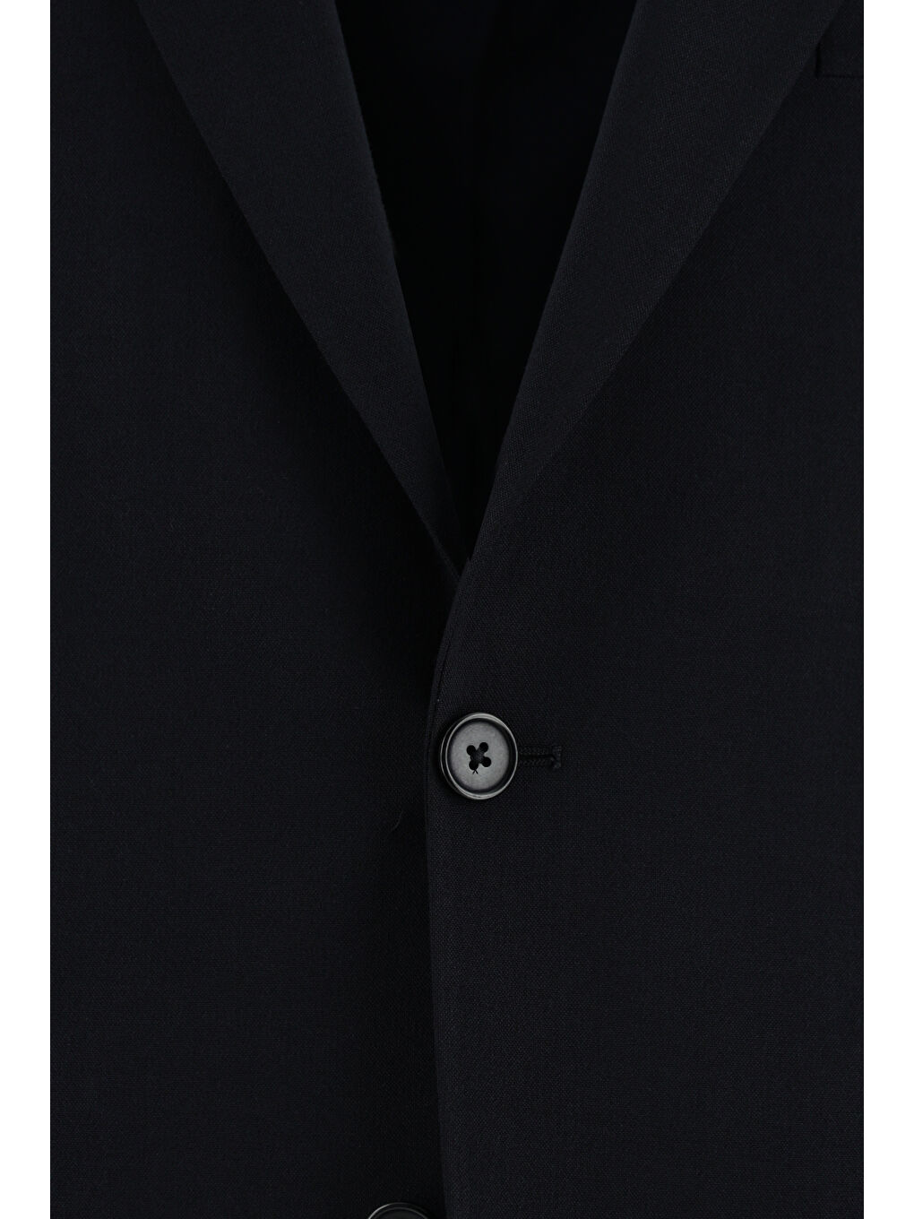 Lacivert 7 Drop Slim Fit Dar Kesim Yünlü Takım Elbise-3