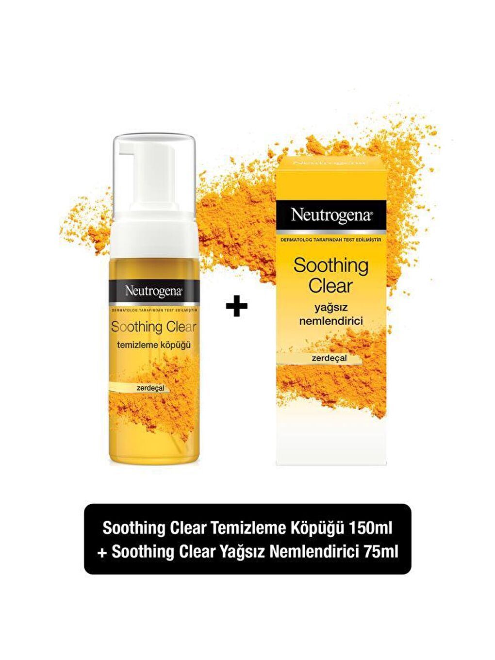 Neutrogena Renksiz Soothing Clear Köpük 150 ml+Nemlendirici 75 ml