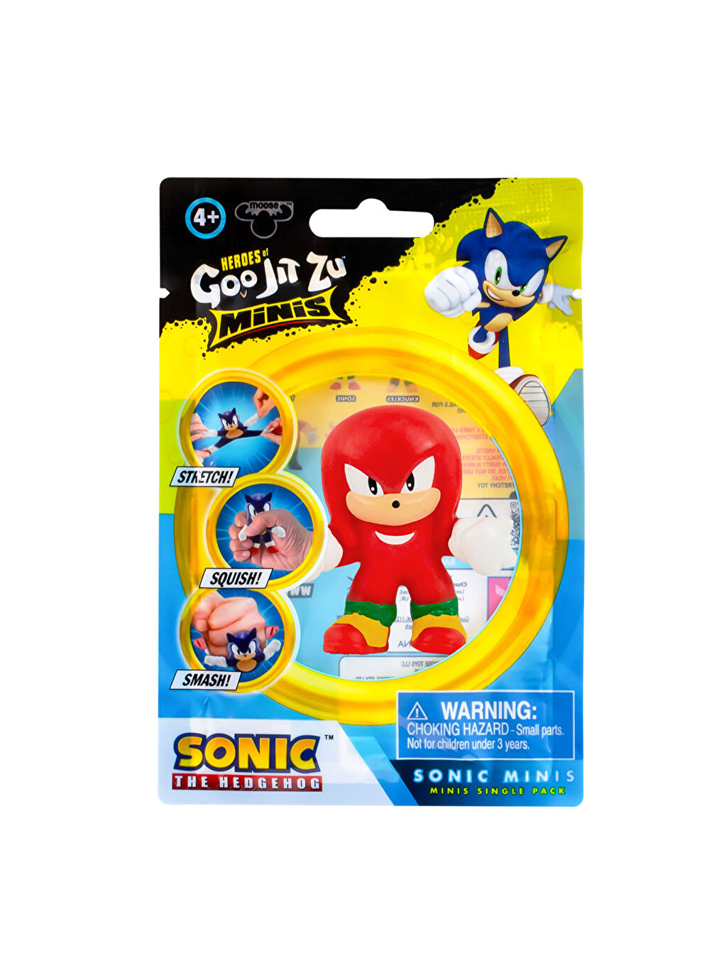 Goojitzu Renksiz Sonic Mini Figürler Tekli Knuckle 42824