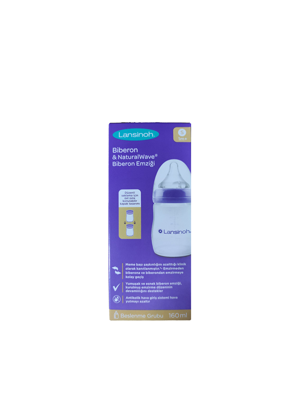 LANSINOH Renksiz Feeding Bottles Biberon  160 ml