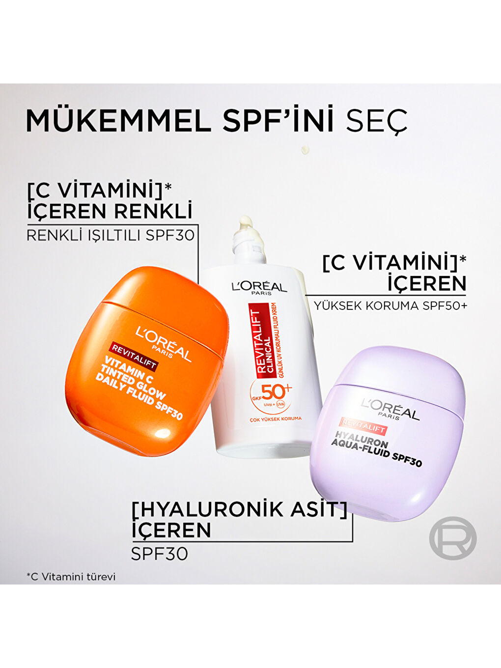 L’Oreal Paris Revitalift [Hyaluronik Asit] İçeren Dolgunlaştırıcı Hafif Yapılı SPF30 Korumalı Nemlen-6