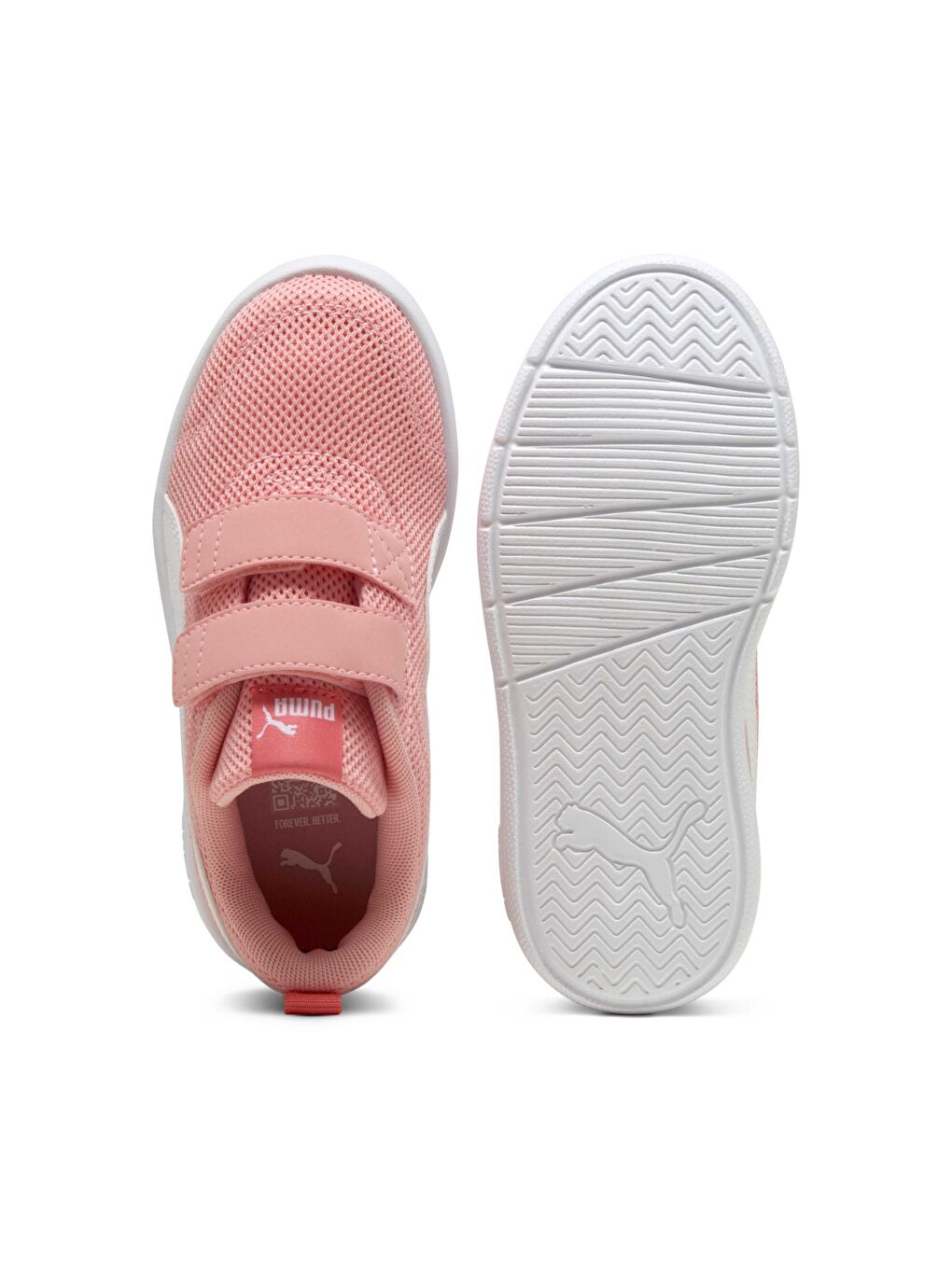 Courtflex V3 Mesh Çocuk Pembe Sneaker-4
