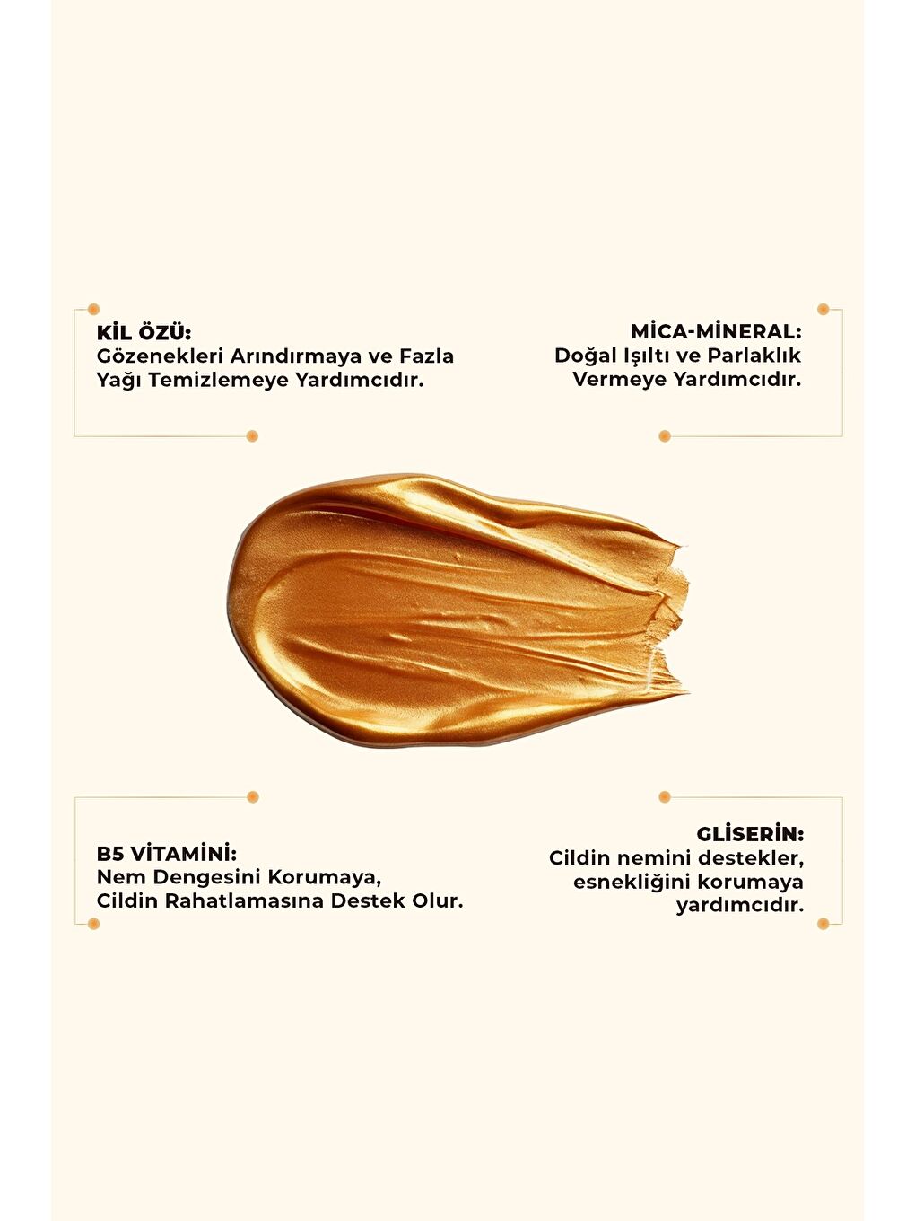 Soyulabilir Altın Kil Maske 50 ml x 3 Adet-1