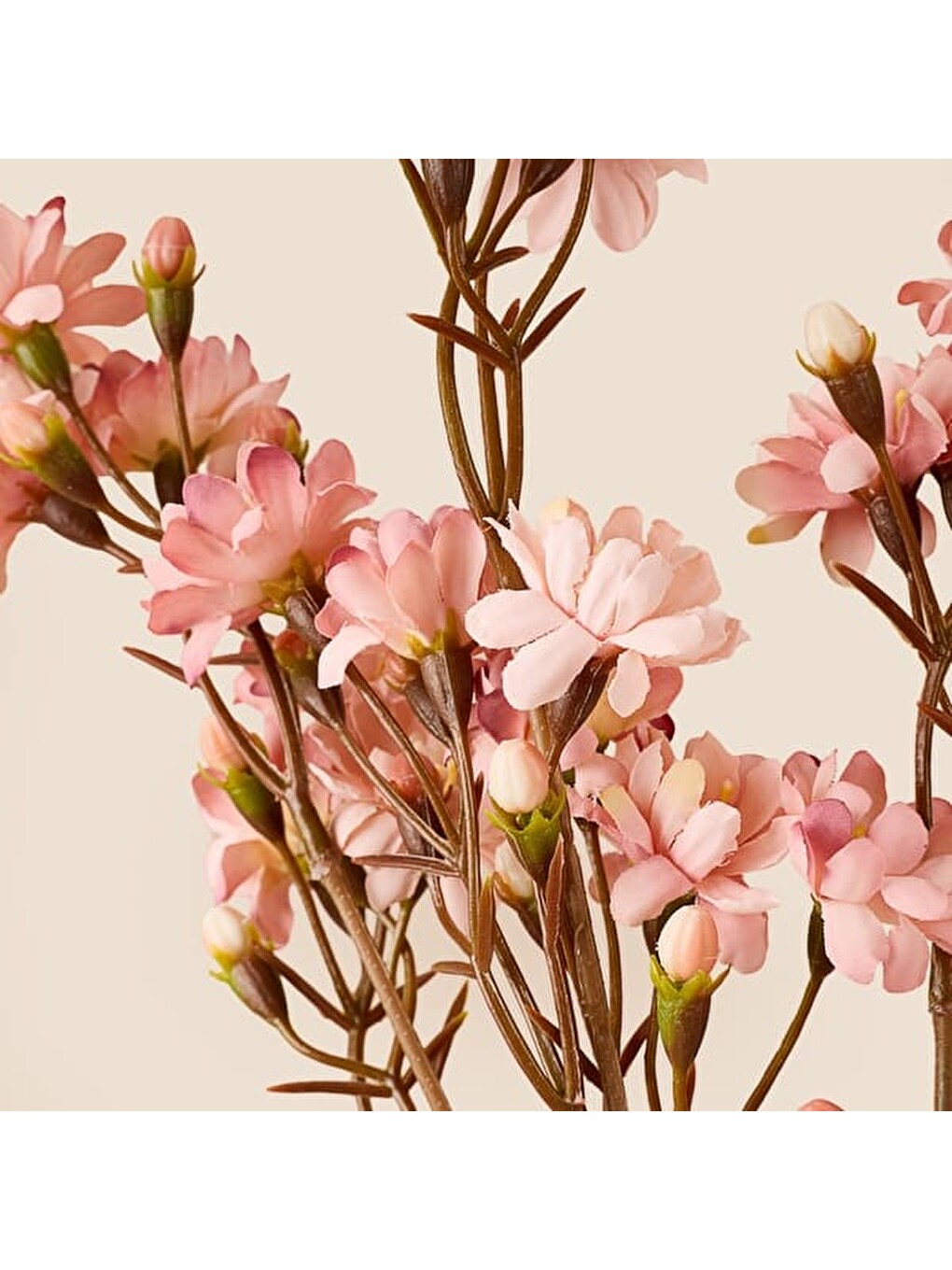 Deco Kiraz Yapay Dal Çiçek - Açık Pembe - 64 cm-1