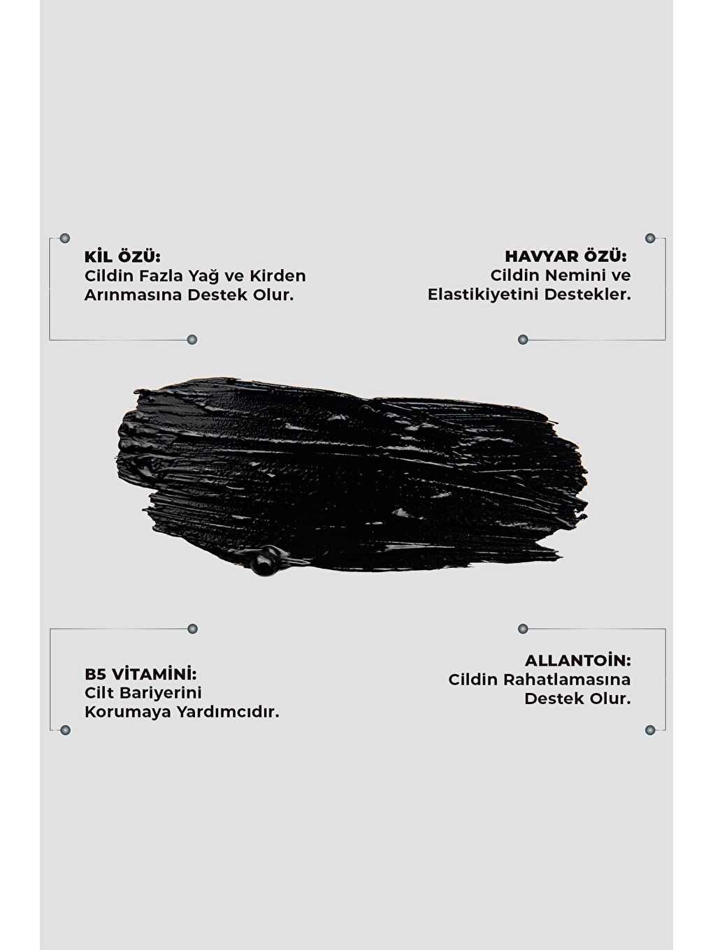 Soyulabilir Siyah Kil Maske 50 ml x 3 Adet-1