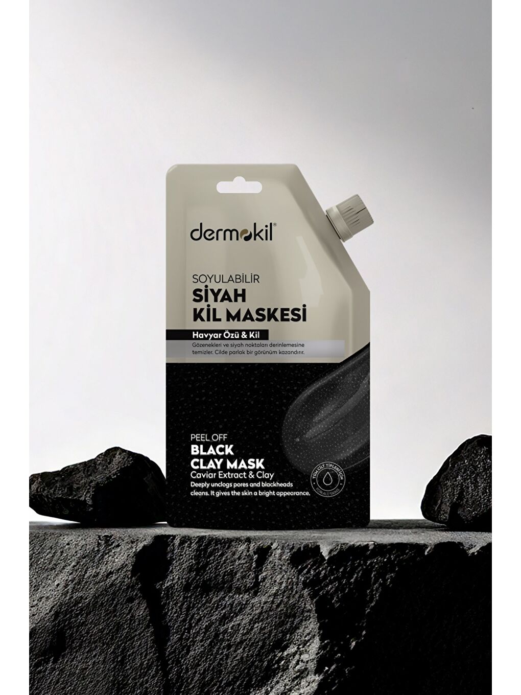 Soyulabilir Siyah Kil Maske 50 ml x 3 Adet-5