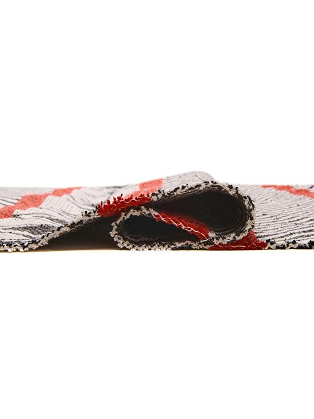Soft Etnico Çift Taraflı Kilim - Kırmızı - 80x150 cm-5