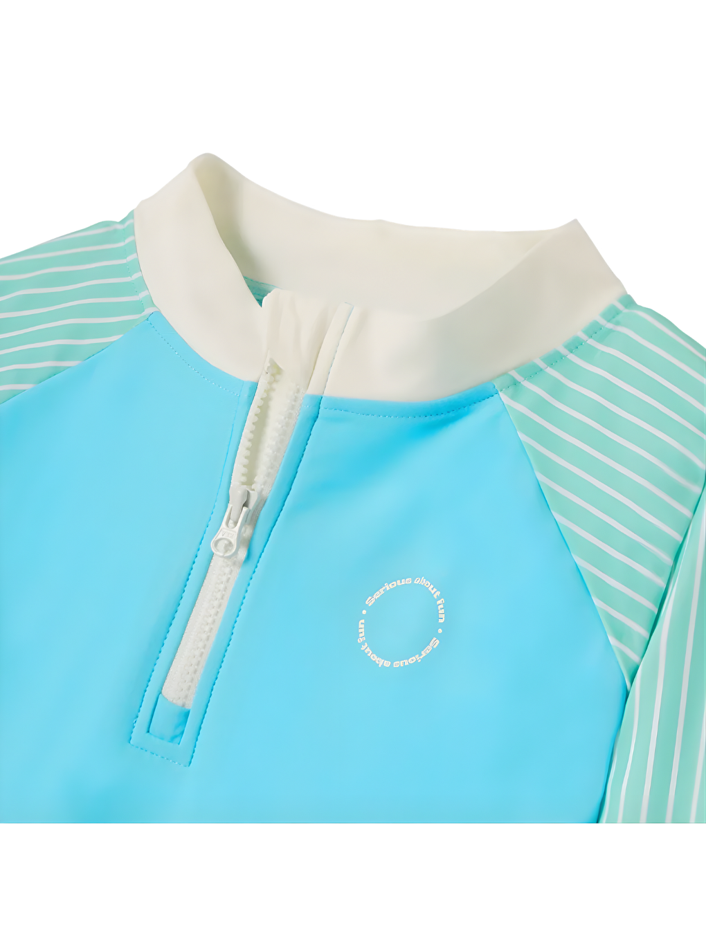 Mavi UV Korumalı Uzun Kollu Tişört Mayo Blue Striped-3