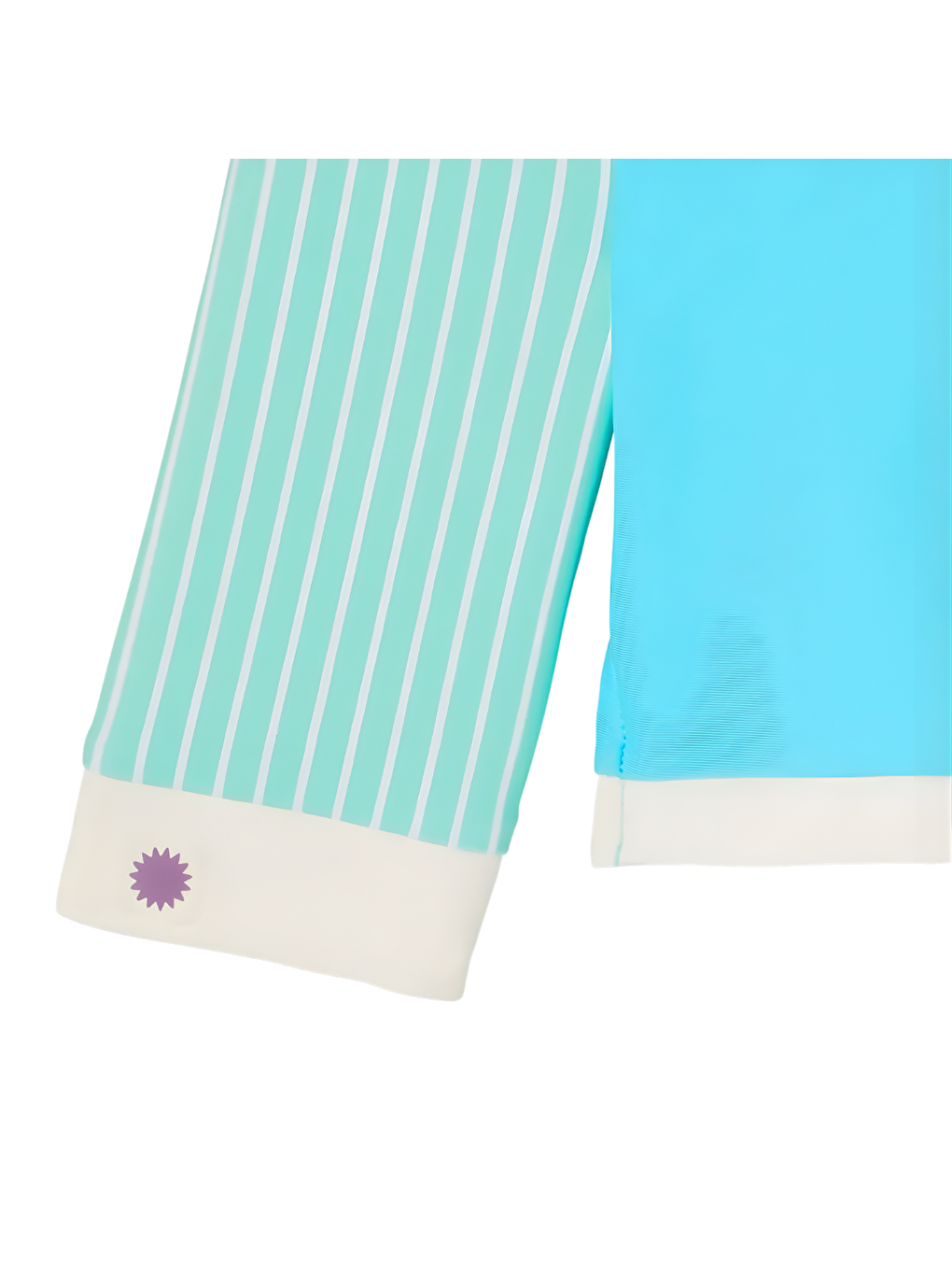 Mavi UV Korumalı Uzun Kollu Tişört Mayo Blue Striped-4