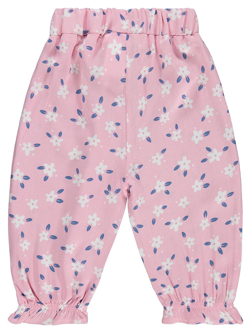 Baby Paça Büzgülü 6-18 Ay Pantolon - Pembe-1