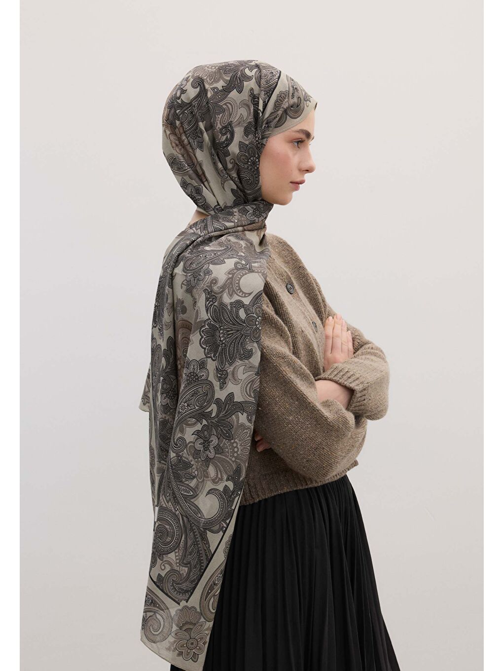 Eva Desen Şal Çağla Yeşili-2