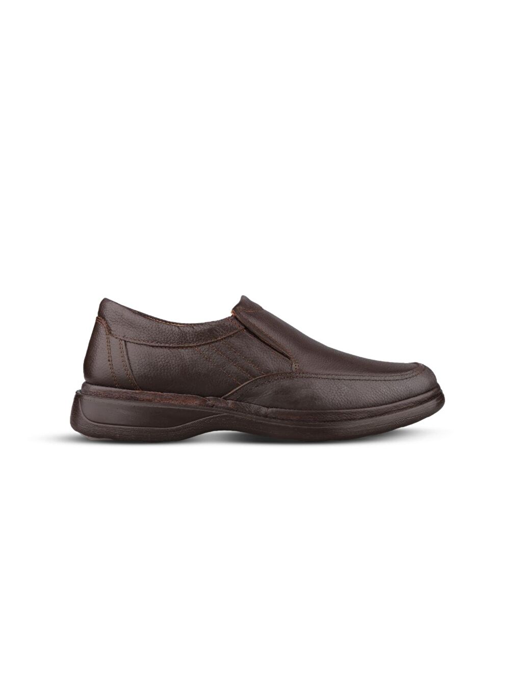 Kahverengi Erkek Klasik Ayakkabı - Kahve, Hakiki Deri