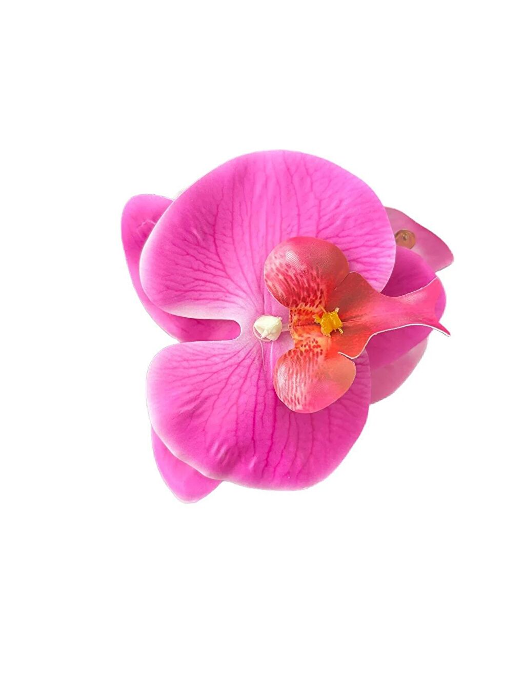 Fuşya Orkide Çiçekli Aloha Büyük Mandal Toka-6