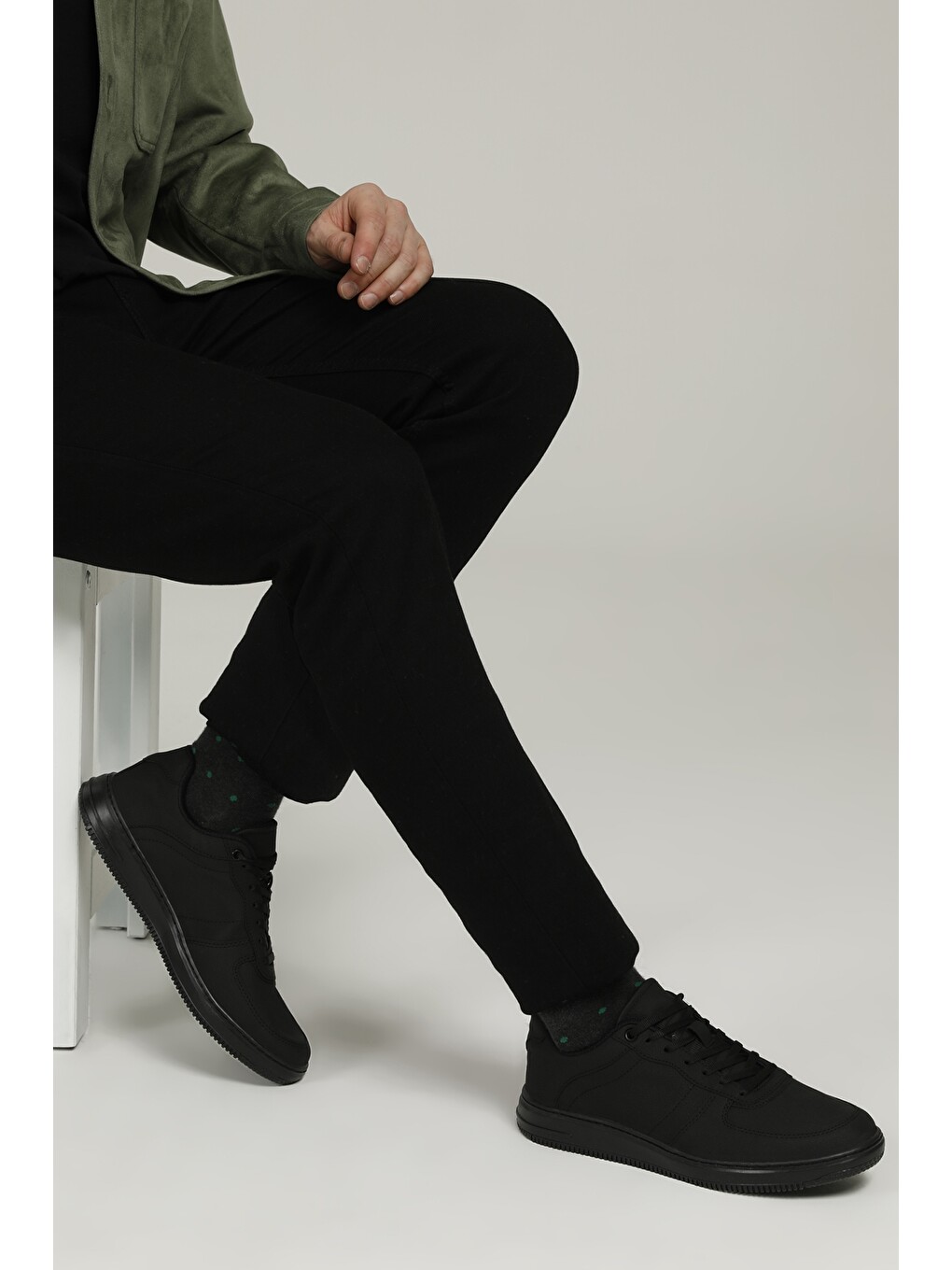 CHASE 1PR Siyah Erkek Sneaker-4