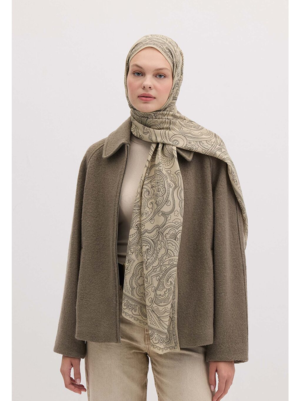 Carmel Desen Şal Bej