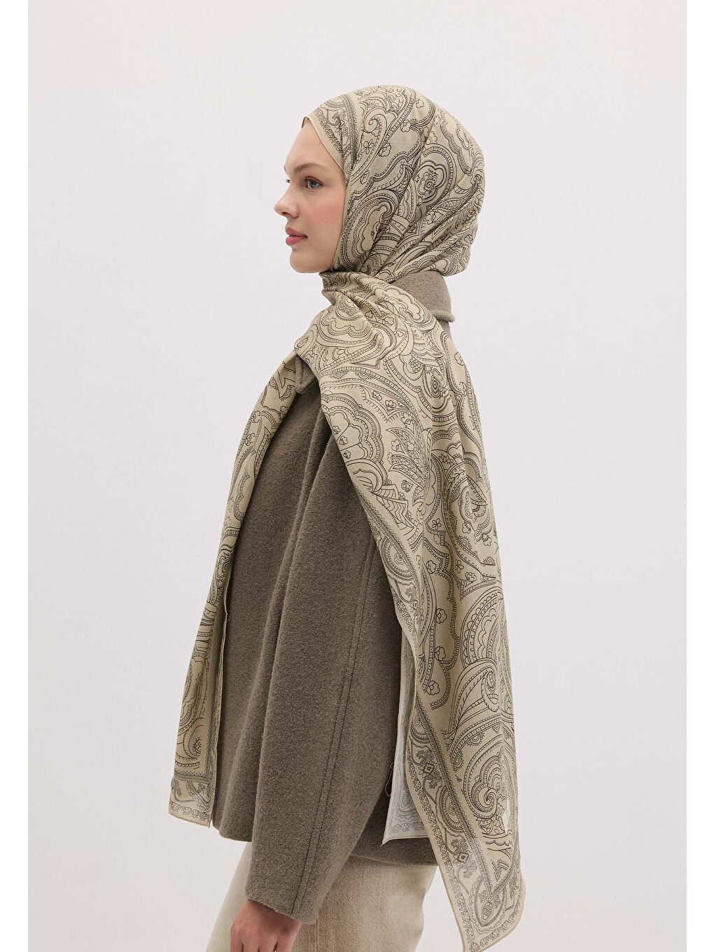 Carmel Desen Şal Bej-1