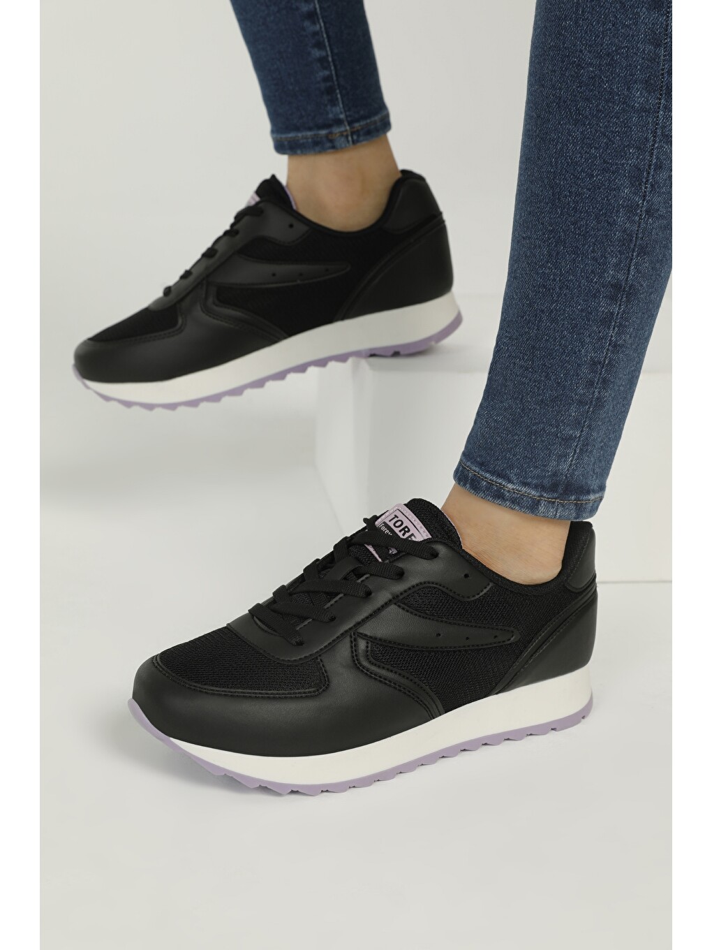 BEATRIS W 2FX Siyah Kadın Sneaker-4