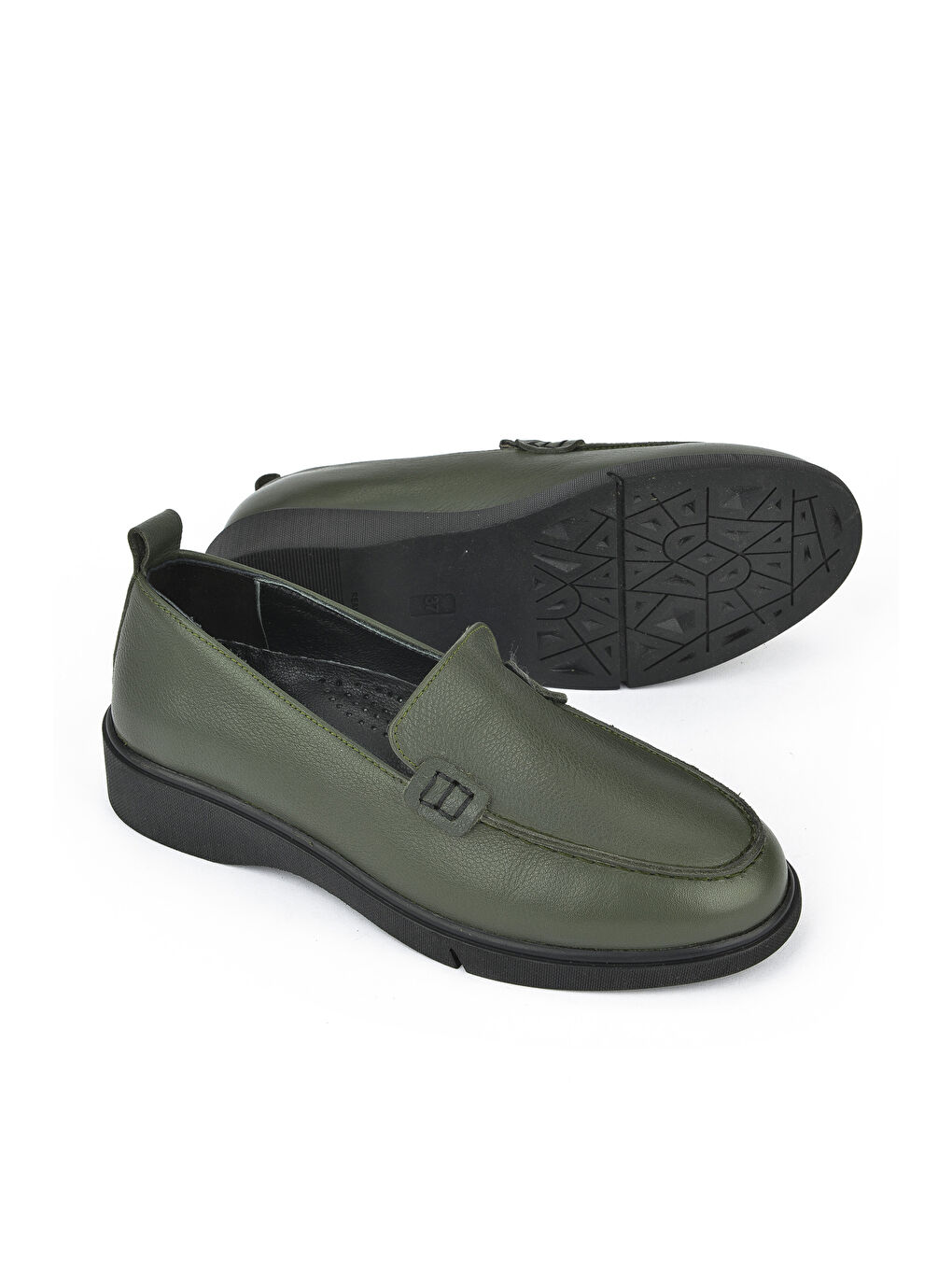 Kadın Hakiki Deri Günlük Ayakkabı 1431022Z2462 Haki-3