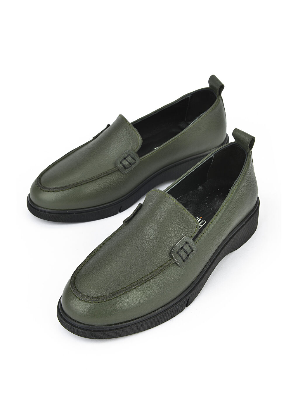 Kadın Hakiki Deri Günlük Ayakkabı 1431022Z2462 Haki-4