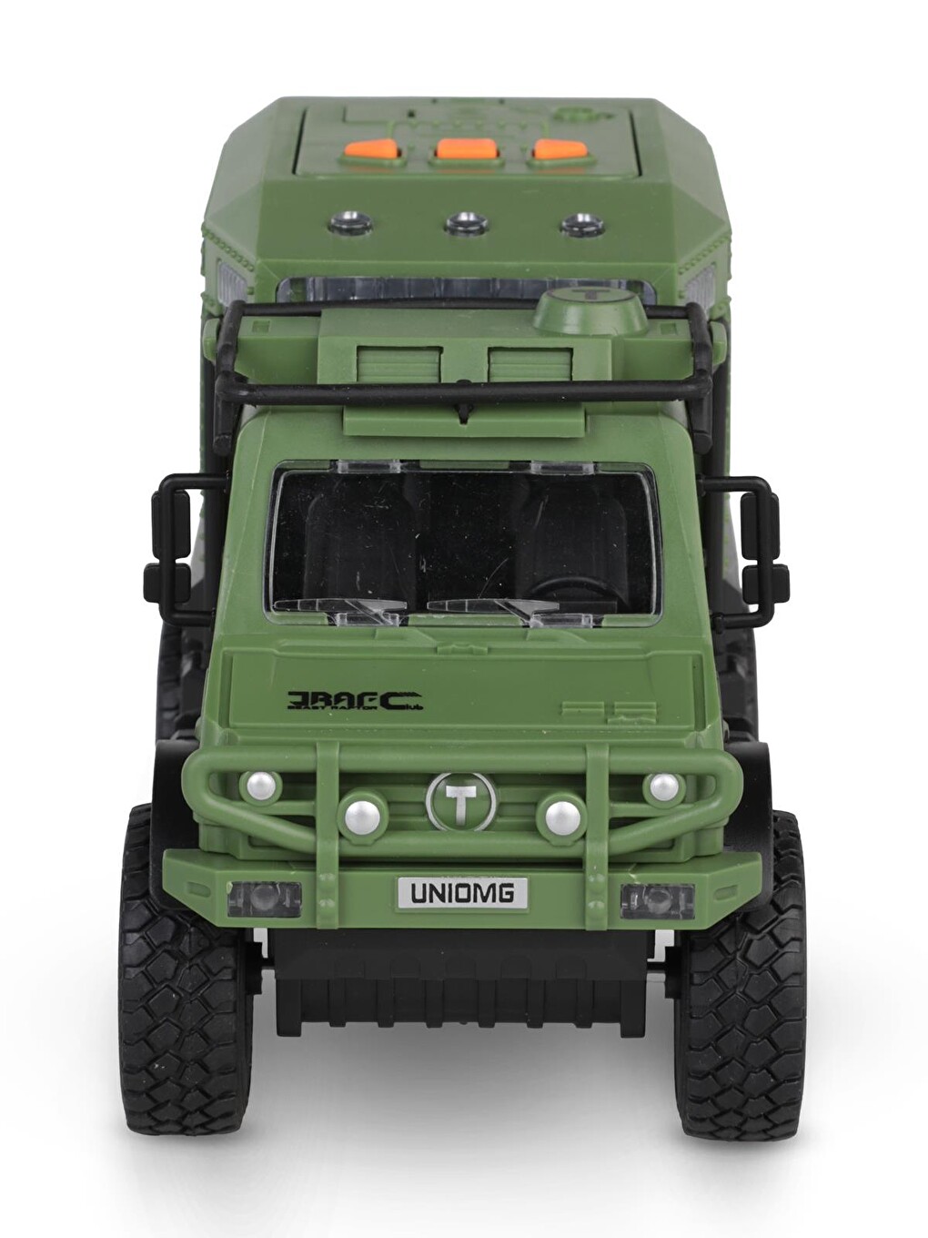 Kutulu Sürtmeli Işıklı Müzikli Off-Road Lüks Araba - Haki-1