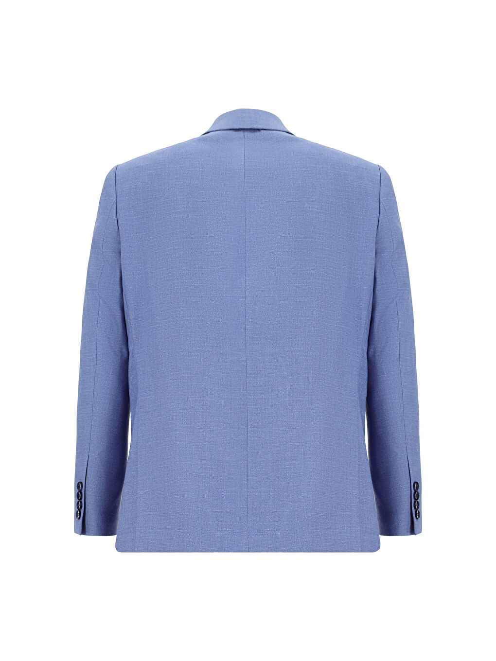 Mavi Klasik Desenli Takım Elbise-2