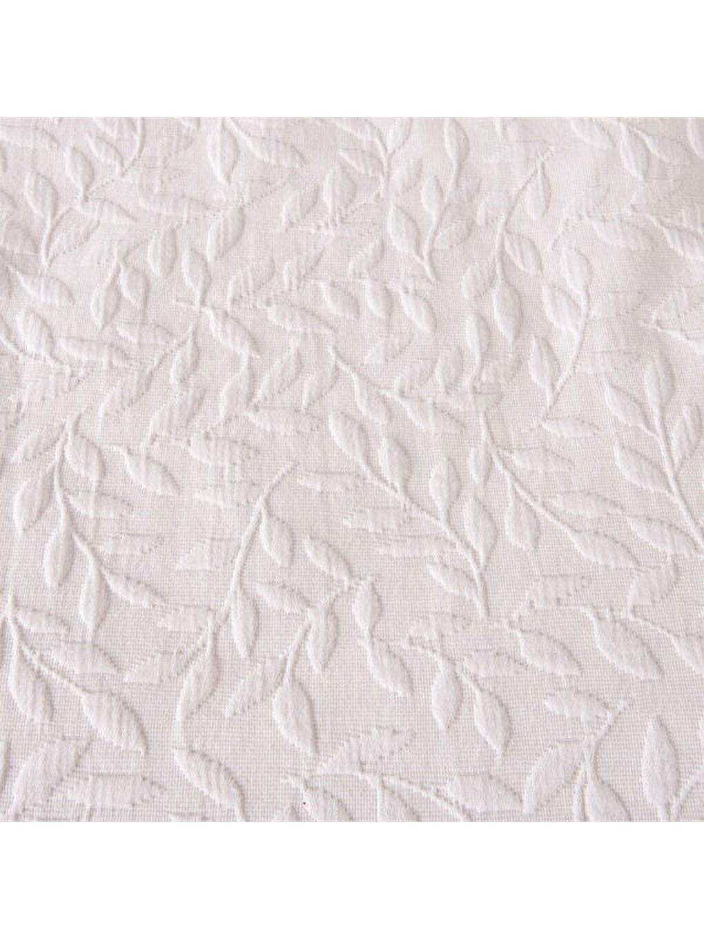 Soft Mauro Çift Kişilik Yatak Örtüsü Seti - Beyaz - 220x240 cm + 50x70 cm-1