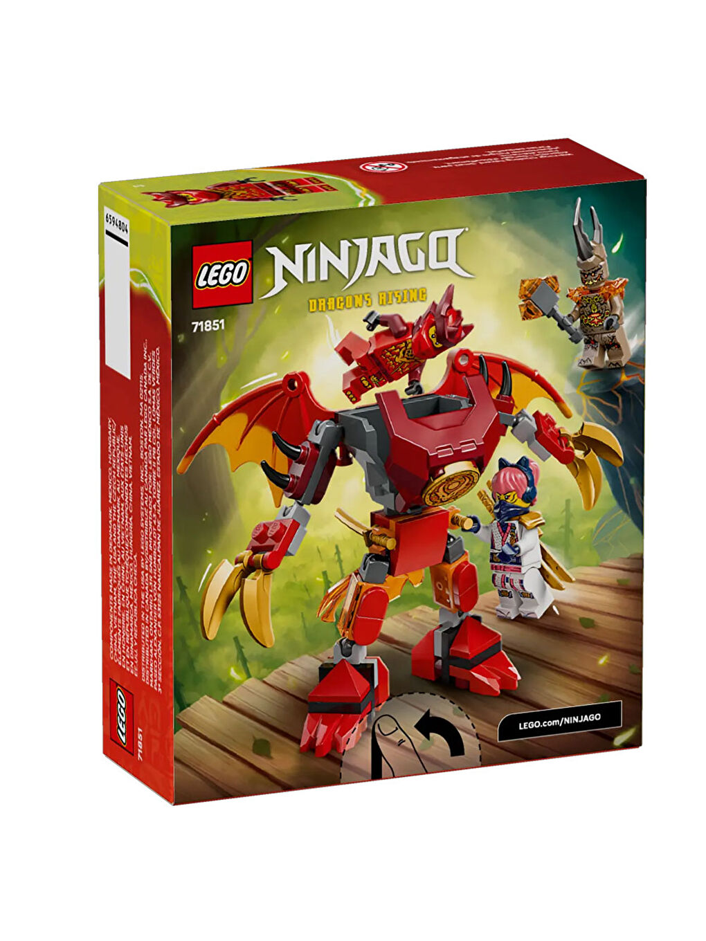 NINJAGO Kai’nin Ejderha Robotu Savaş Paketi 71851-5