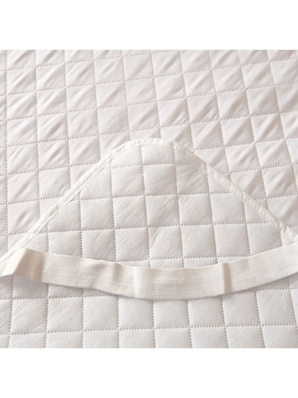 Soft Nando Basic Lastikli Alez - Beyaz - 100x200 cm-2