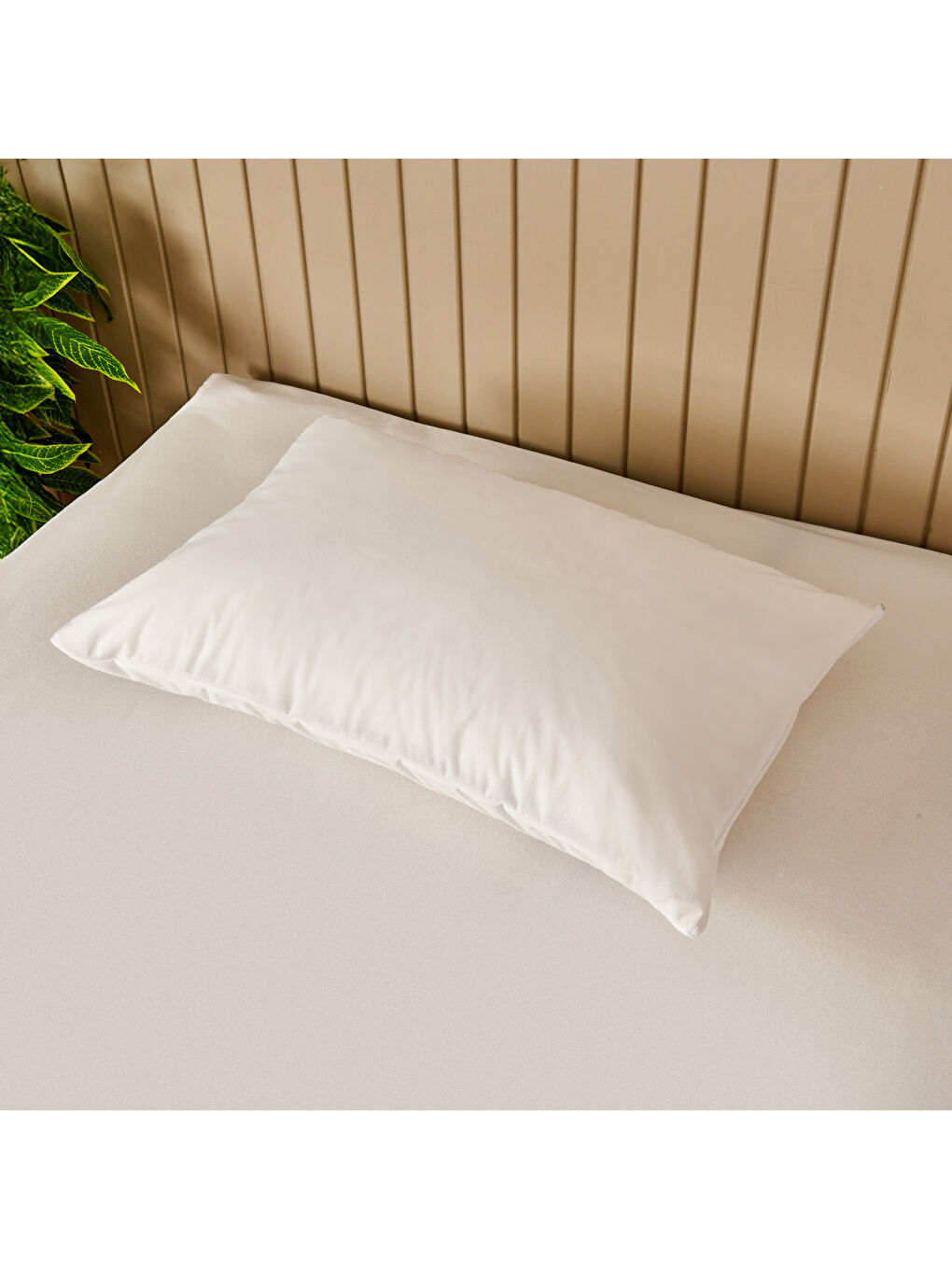 Soft Sane Basic Sıvı Geçirmez Yastık Alezi - Beyaz - 50x70 cm-2