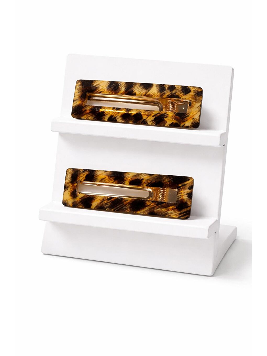 Kahverengi Leopar Desenler Lüks 6cm Pens Toka -2 Adet-3