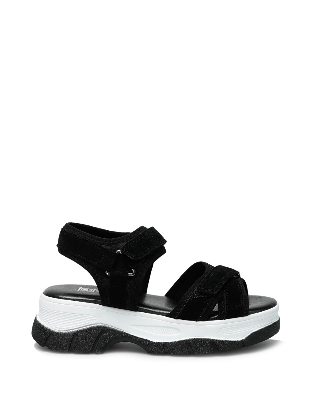20S-6001 2FX Siyah Kadın Spor Sandalet