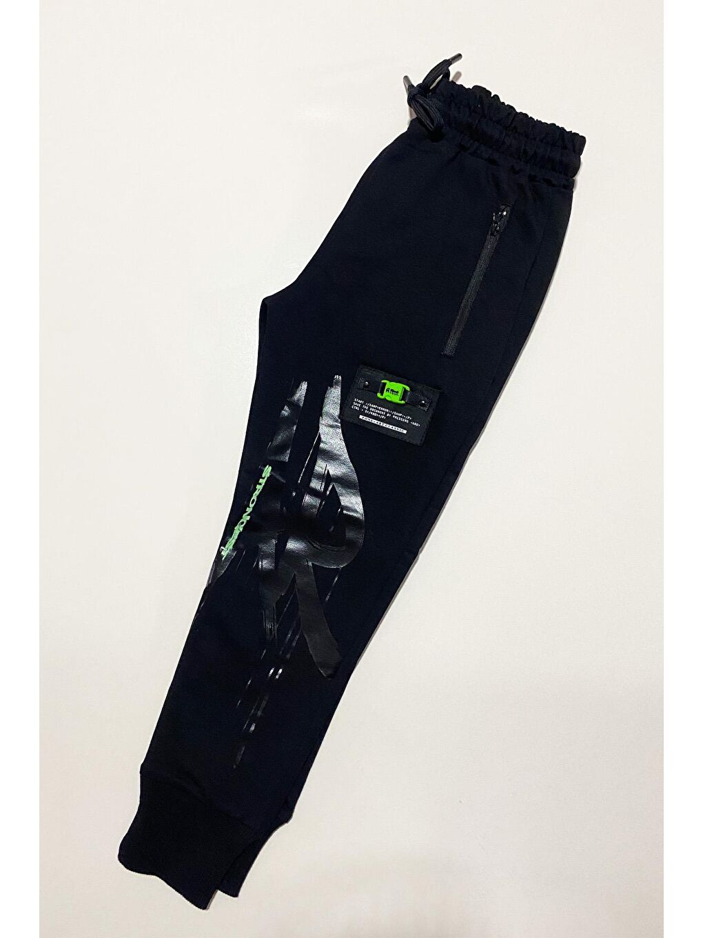 Gri Erkek Çocuk Strongest Baskılı Eşofman Altı ALT.0006-3