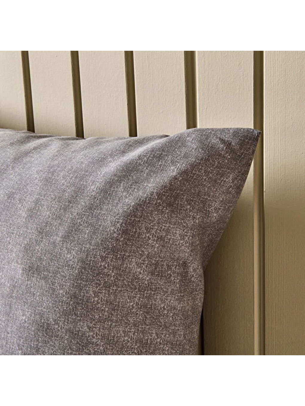 Soft Tanura Kolay Ütülenir 2'li Yastık Kılıfı - Antrasit - 50x70 cm-1