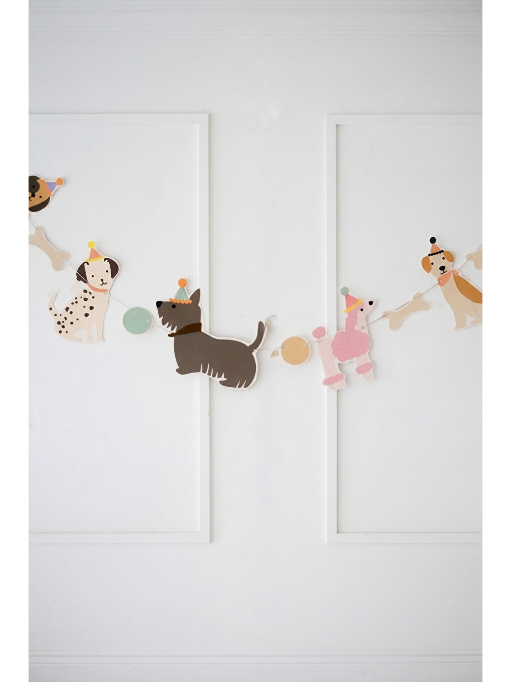 Karışık Çok Renkli Köpek Dostlarımız Temalı Parti Banner-1