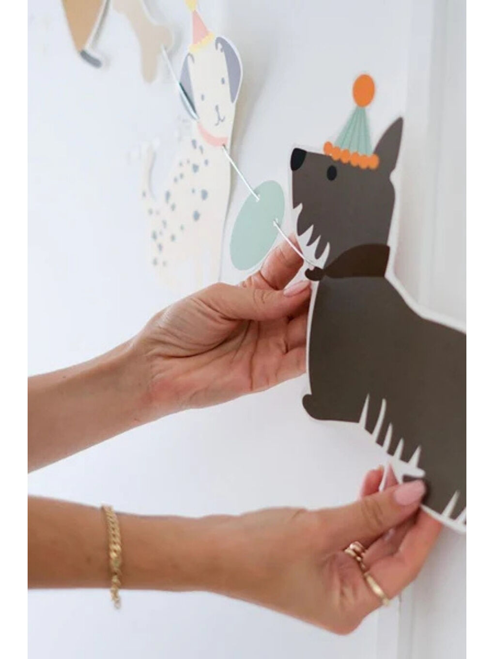 Karışık Çok Renkli Köpek Dostlarımız Temalı Parti Banner-2